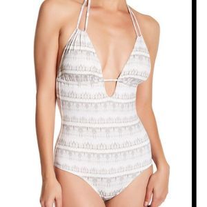 Eberjey Swim Suit Suki Earth Shadow S Cut Out